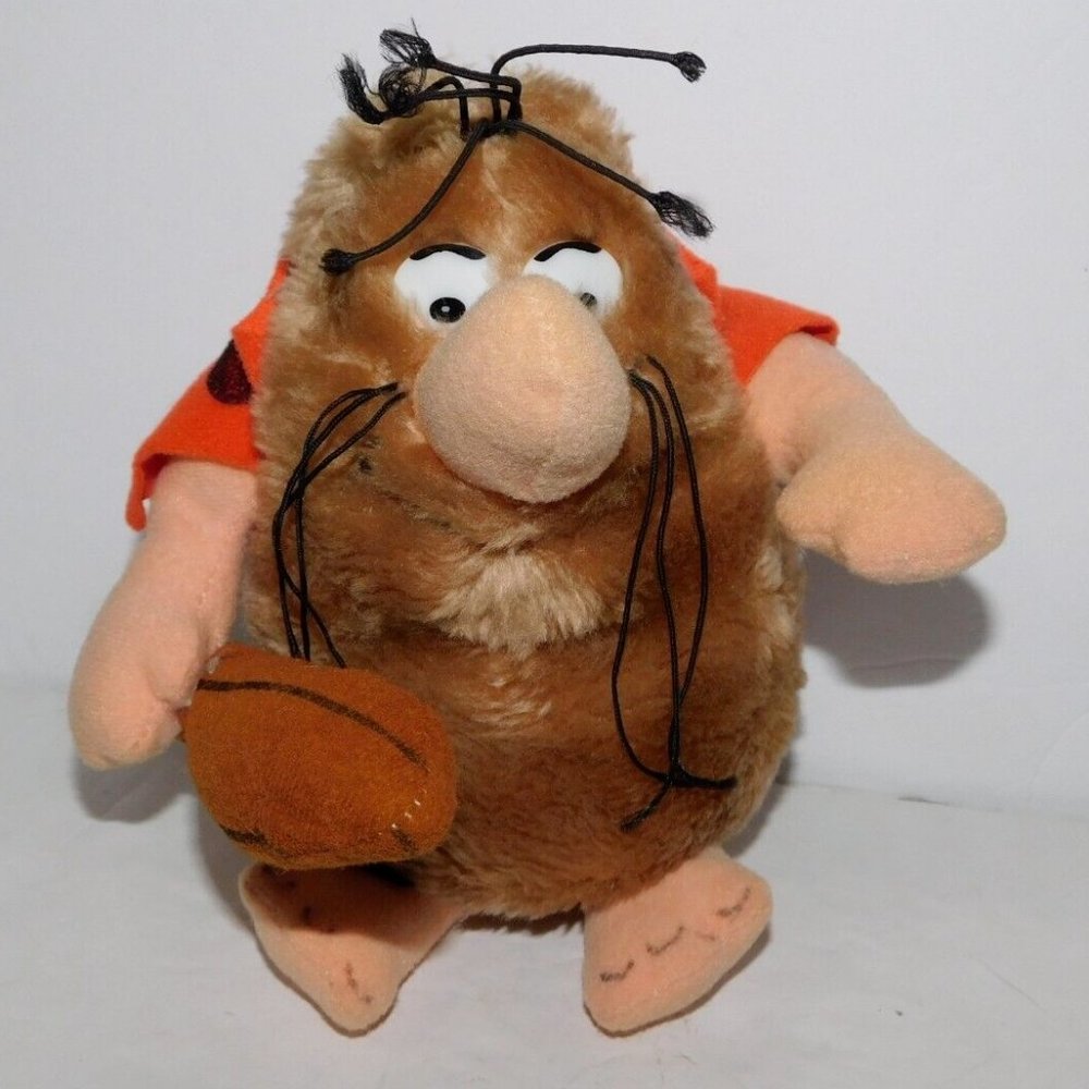 Vintage 1992 Might Star Hanna Barbara 8" Plush Captain Caveman Flintstones